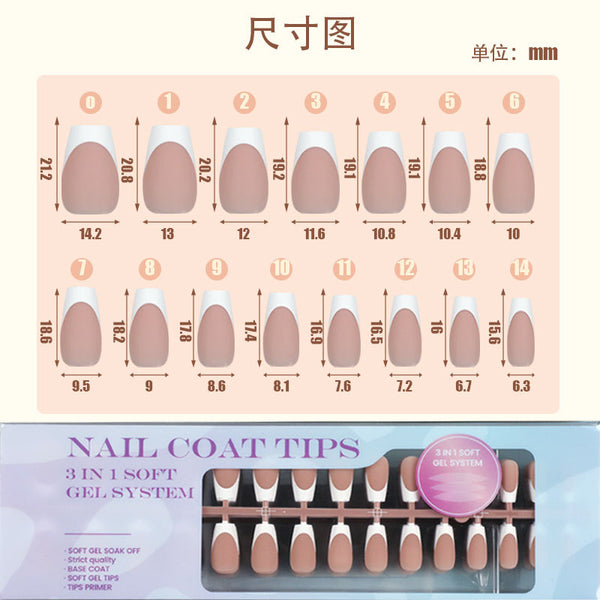 12 Sizes-24 Pcs Press On Nails yms021-300pcs