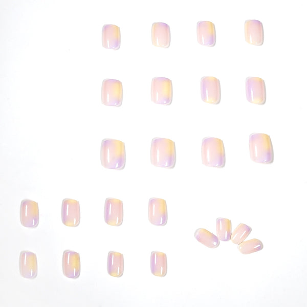 12 Sizes-24 Pcs Press On Nails JP1217