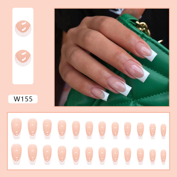 12 Sizes-24 Pcs Press On Nails W155
