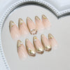 12 Sizes-24 Pcs Press On Nails Z1017