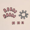 12 Sizes-24 Pcs Press On Nails W794