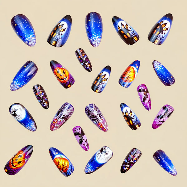 12 Sizes-24 Pcs Press On Nails Y842