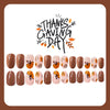 12 Sizes-24 Pcs Press On Nails YX155