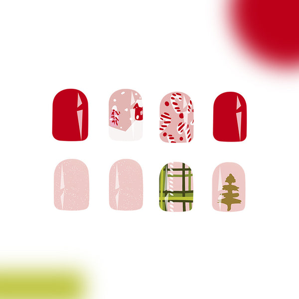Christmas Press On Nails-2 Sets Mixed Pack (48PCS Total) C-mix-16