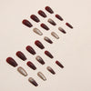 12 Sizes-24 PcsPress On Nails W441