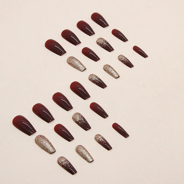 12 Sizes-24 PcsPress On Nails W441
