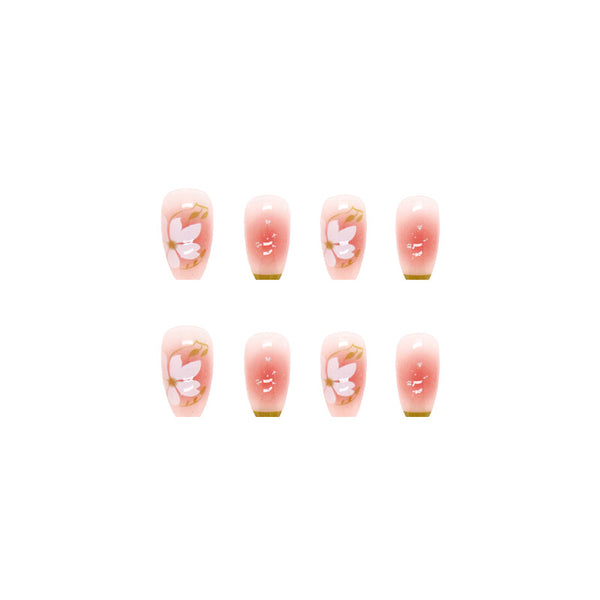12 Sizes-24 Pcs Press On Nails R557