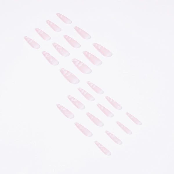 12 Sizes-24 Pcs Press On Nails JP1144