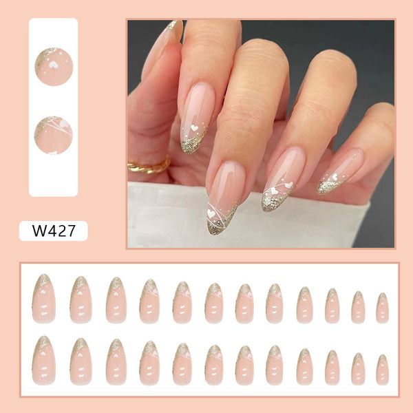 12 Sizes-24 Pcs Press On Nails W427