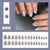 12 Sizes-24 PcsPress On Nails W1550