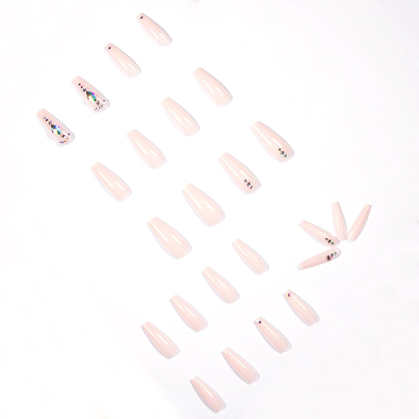 12 Sizes-24 Pcs Press On Nails JP1127