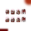 12 Sizes-24 Pcs Press On Nails C1069
