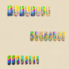 12 Sizes-24 Pcs Press On Nails Y515