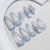 12 Sizes-24 Pcs Press On Nails W1951