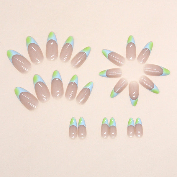 12 Sizes-24 Pcs Press On Nails W1134