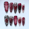 12 Sizes-24 Pcs Press On Nails Z1194