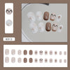 12 Sizes-24 Pcs Press On Nails K013