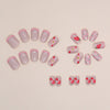 12 Sizes-24 Pcs Press On Nails W1243