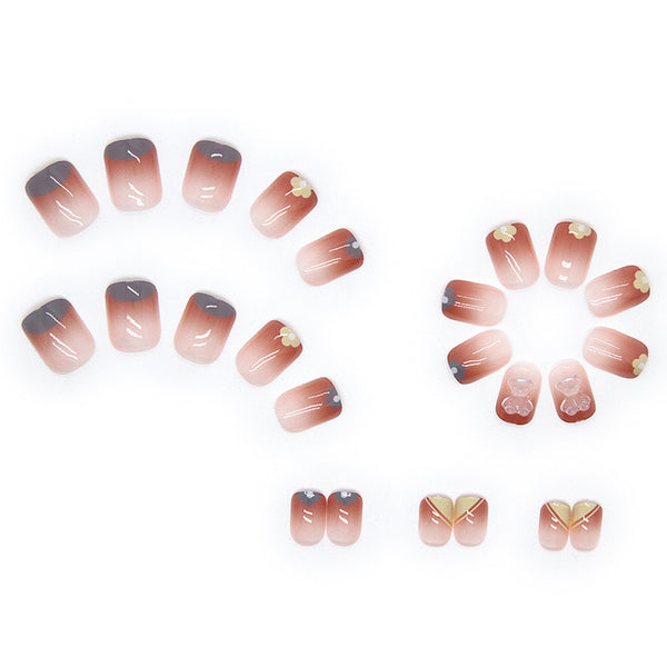 12 Sizes-24 Pcs Press On Nails Z323