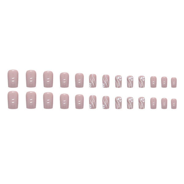 12 Sizes-24 Pcs Press On Nails W548