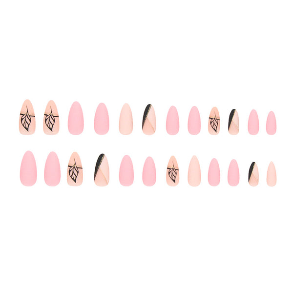 12 Sizes-24 Pcs Press On Nails W255
