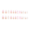12 Sizes-24 Pcs Press On Nails Z1085