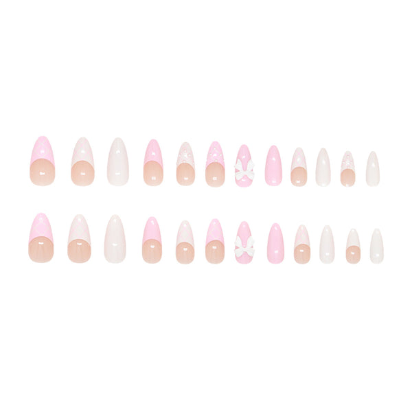 12 Sizes-24 Pcs Press On Nails Z1085