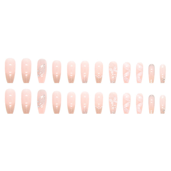 12 Sizes-24 Pcs Press On Nails Z449