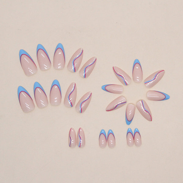 12 Sizes-24 Pcs Press On Nails W646