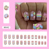 12 Sizes-24 Pcs Press On Nails W642
