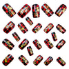 12 Sizes-24 Pcs Press On Nails Y1503