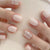 12 Sizes-24 Pcs Press On Nails W1301