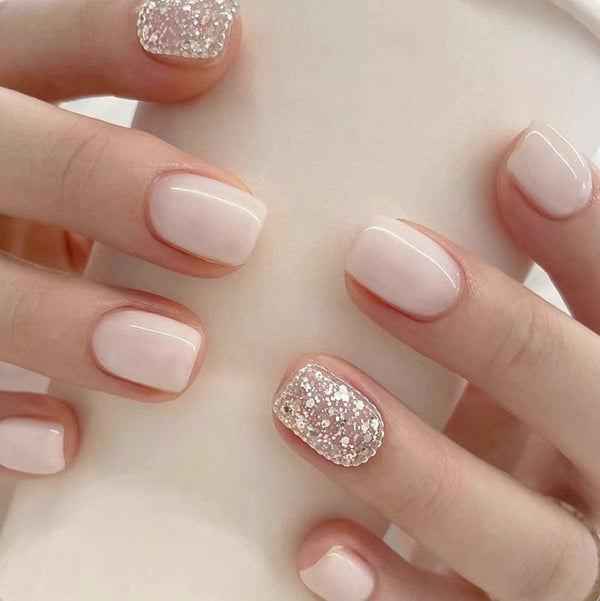 12 Sizes-24 Pcs Press On Nails W1301