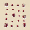 12 Sizes-24 Pcs Press On Nails D018