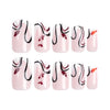 12 Sizes-24 Pcs Press On Nails JP3041