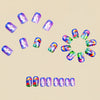 12 Sizes-24 Pcs Press On Nails Y1302