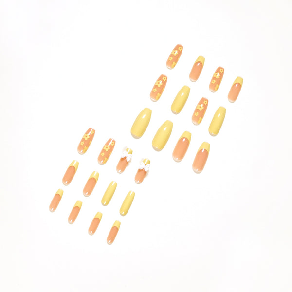 12 Sizes-24 Pcs Press On Nails JP1165