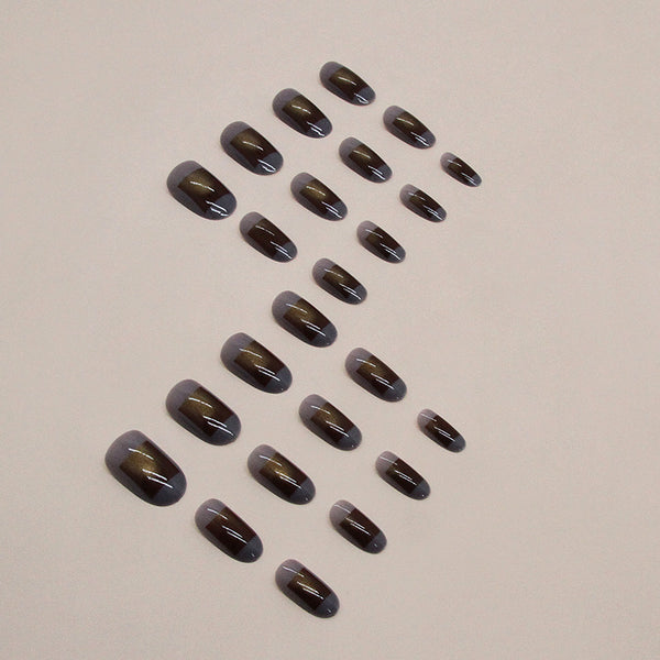 12 Sizes-24 Pcs Press On Nails W1398