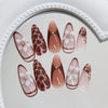 12 Sizes-24 Pcs Press On Nails Z1080