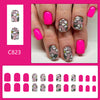 12 Sizes-24 PcsPress On Nails C823