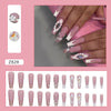 12 Sizes-24 Pcs Press On Nails Z828