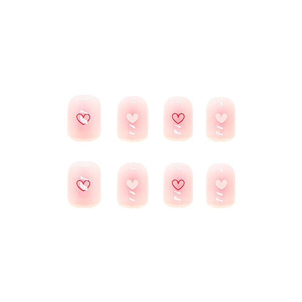 12 Sizes-24 Pcs Press On Nails R362