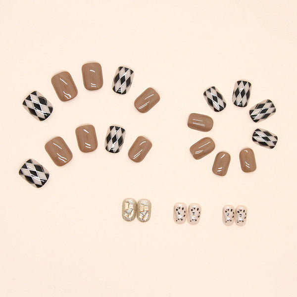 12 Sizes-24 Pcs Press On Nails Z544