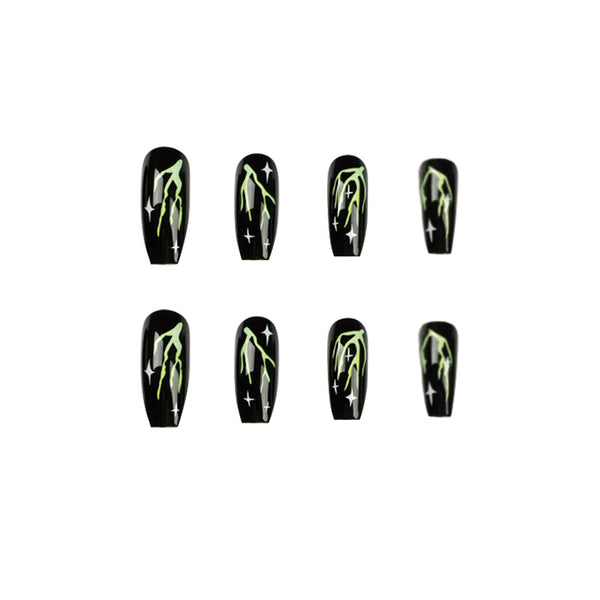 12 Sizes-24 Pcs Press On Nails JP1187
