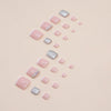 12 Sizes-24 Pcs Press On Nails F065