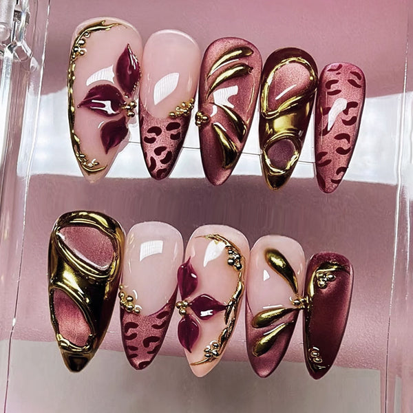 30 Pcs Press On Nails Z1281