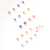 12 Sizes-24 Pcs Press On Nails JP1211