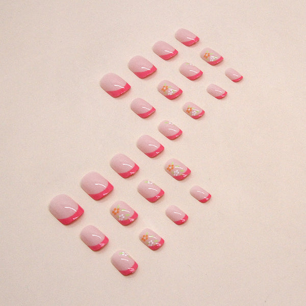 12 Sizes-24 Pcs Press On Nails W1354