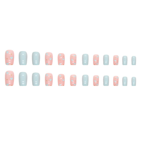 12 Sizes-24 Pcs Press On Nails W331