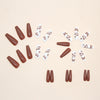 12 Sizes-24 Pcs Press On Nails Z616